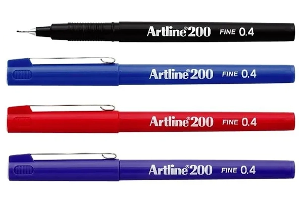 Bút Lông Kim Màu Artline EK-200N Nét 0.4mm